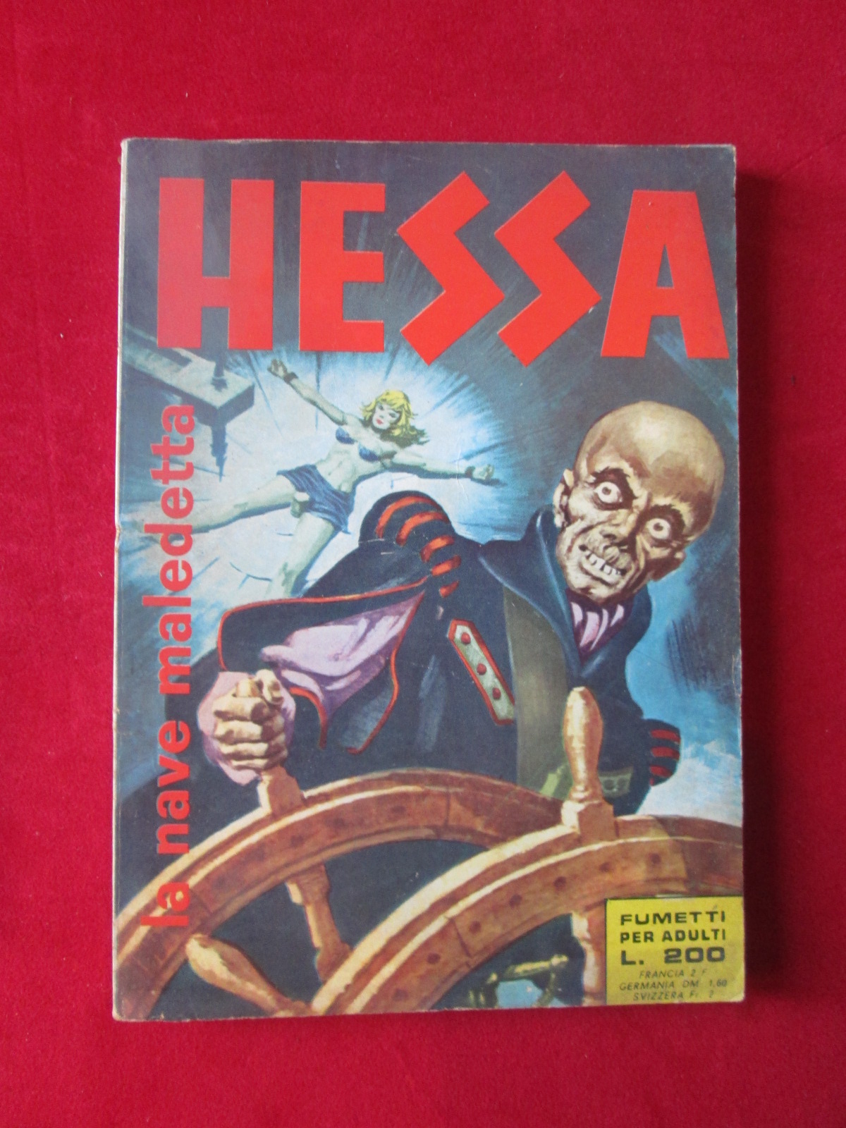 HESSA 6 1971 EDIZIONI ERREGI FUMETTO EROTICO [SIT23]