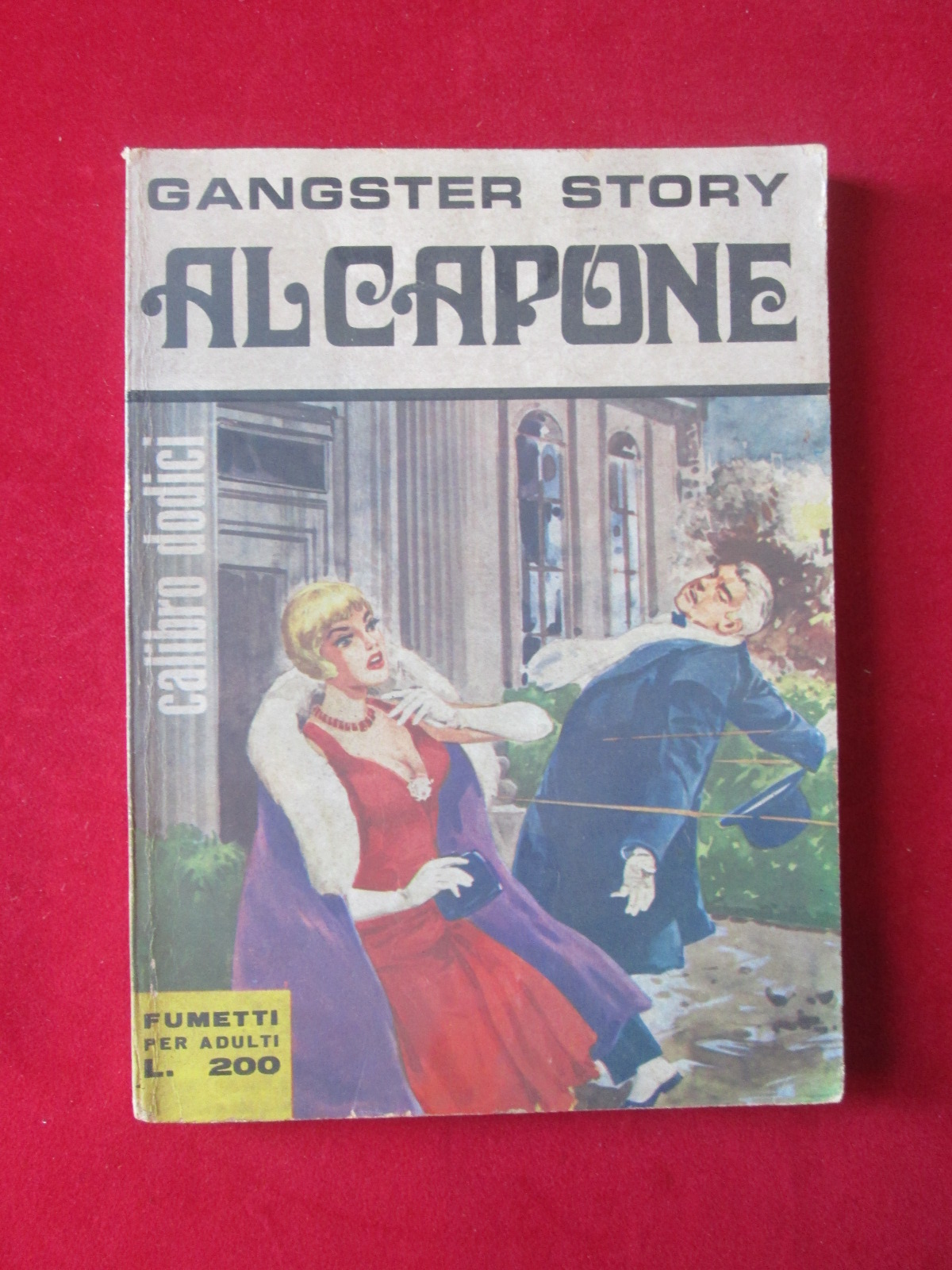 GANGSTER STORY AL CAPONE 14 1968 EDIZIONI ERREGI FUMETTO EROTICO [SIT23]