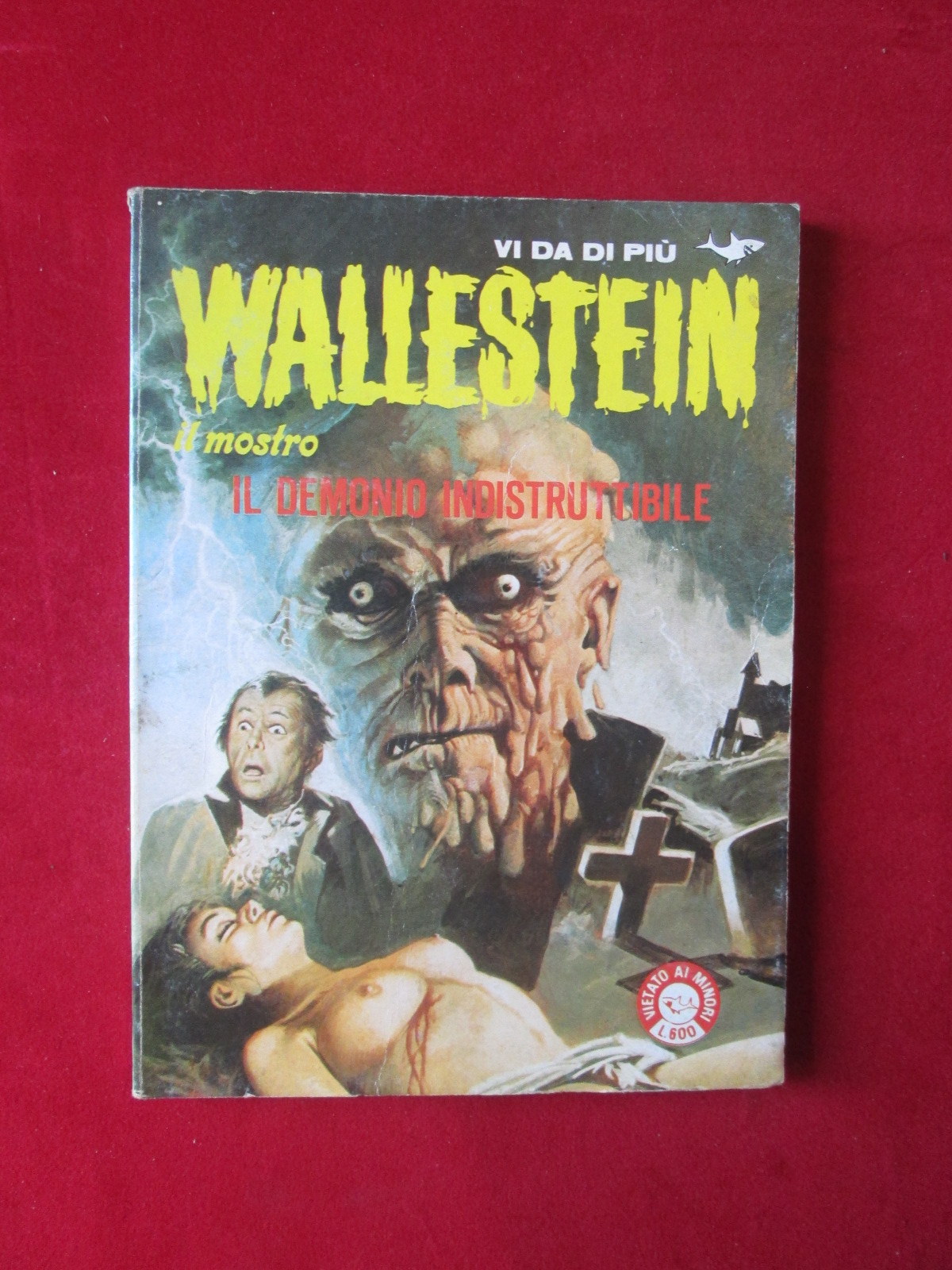WALLESTEIN 8 1982 NUOVA SERIE EDIFUMETTO FUMETTO EROTICO [SIT23]