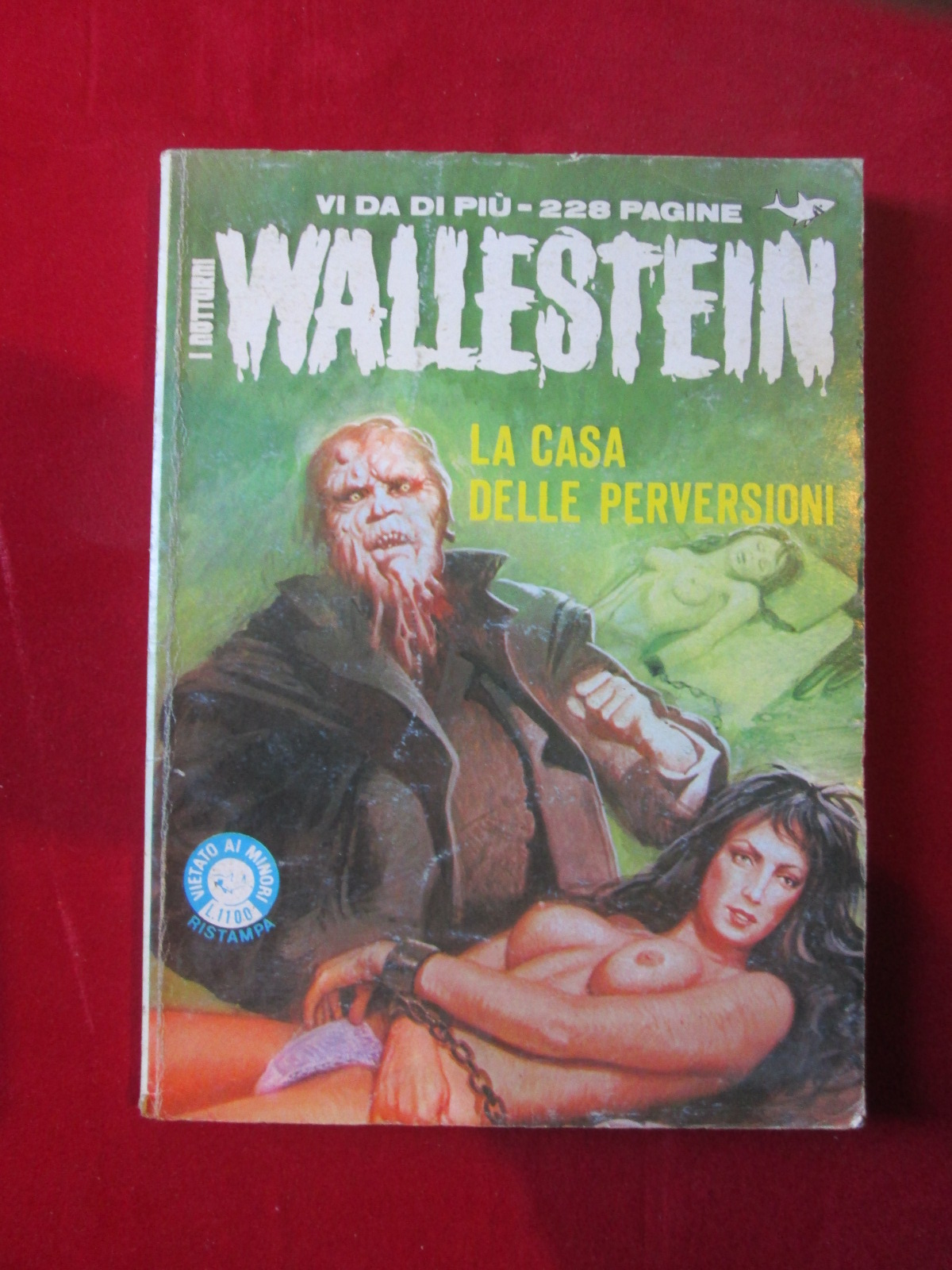 WALLESTEIN RISTAMPA 34 1982 EDIFUMETTO FUMETTO EROTICO [SIT24]