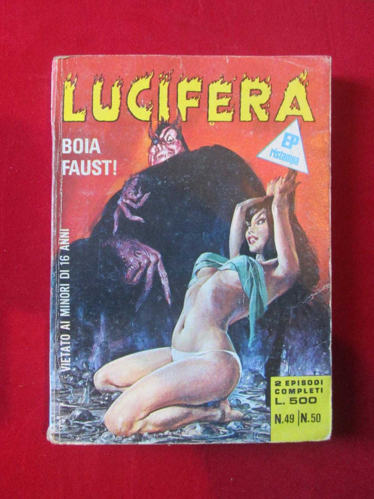 LUCIFERA COLLEZIONE 25 1979 EDIPERIODICI FUMETTO EROTICO [SIT24]