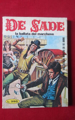 DE SADE 168 1979 EDIPERIODICI FUMETTO EROTICO [SIT25]
