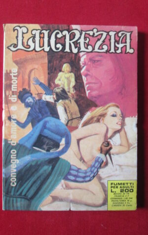 LUCREZIA 82 1972 ERREGI FUMETTO EROTICO [SIT25]