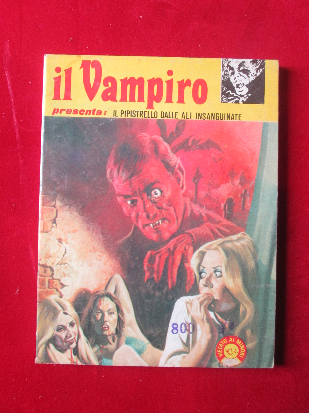 IL VAMPIRO 62 1980 EDIFUMETTO FUMETTO EROTICO [SIT26]