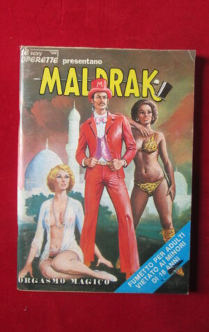 MALDRAK 1 1977 SERIE GIGANTI DEL FUMETTO EDIZIONI GALAX FUMETTO EROTICO [SIT26]