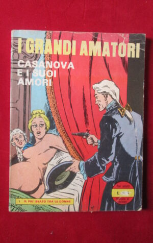 I GRANDI AMATORI- SERIE ROMANTICA DI STRESS 1 1975 EDIZIONI STAPEM FUMETTO EROTICO [SIT26]