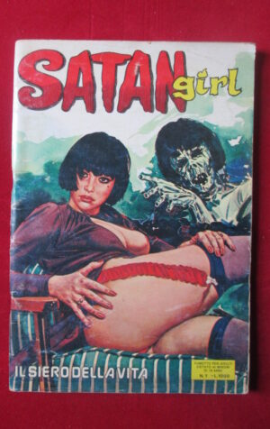 SATAN GIRL 1 1979 SERIE GIGANTI DEL FUMETTO EDIZIONI GALAX FUMETTO EROTICO [SIT26]