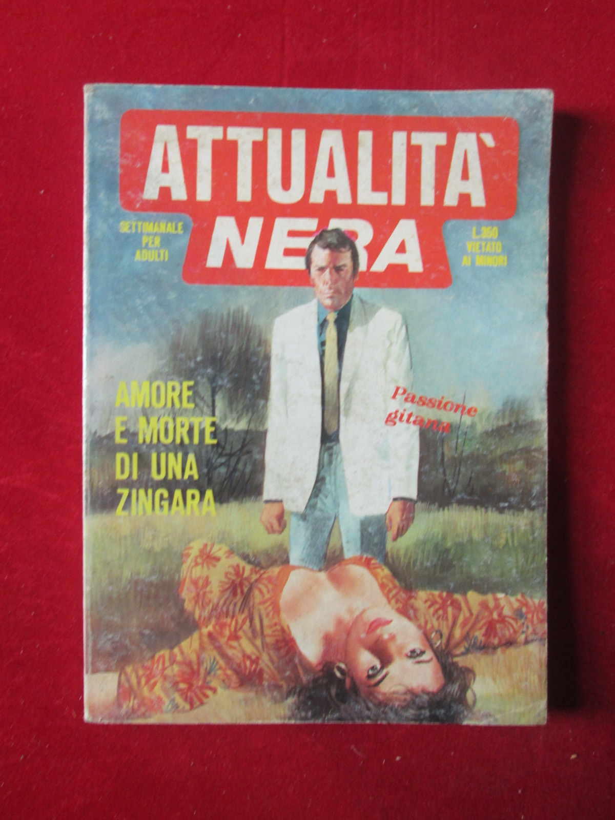 ATTUALITA ' NERA 84 1980 EDIFUMETTO FUMETTO EROTICO [SIT27]