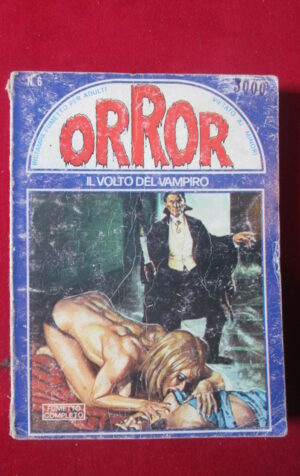 ORROR FUMETTI 6 1979 EDIFUMETTO FUMETTO EROTICO [SIT27]