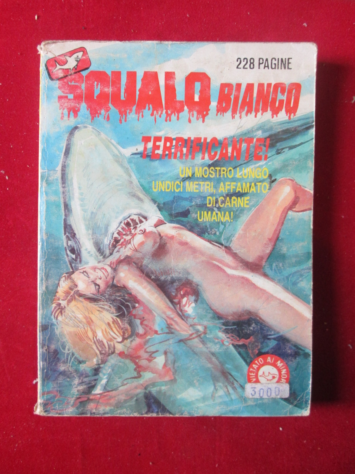 SQUALO BIANCO 18 1989 EDIFUMETTO FUMETTO EROTICO [SIT28]