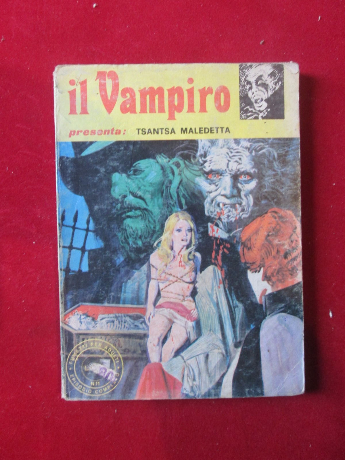 IL VAMPIRO PRESENTA 11 1972 EDIZIONI SEGI FUMETTO EROTICO [SIT29]
