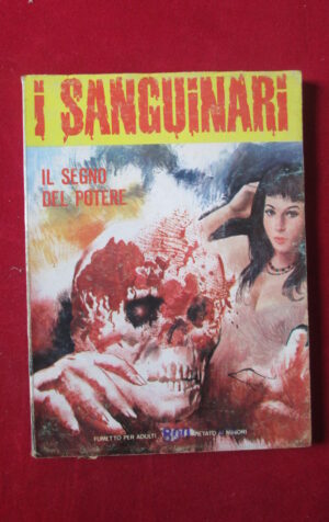 I SANGUINARI 58 1979 EDIFUMETTO FUMETTO EROTICO [SIT29]