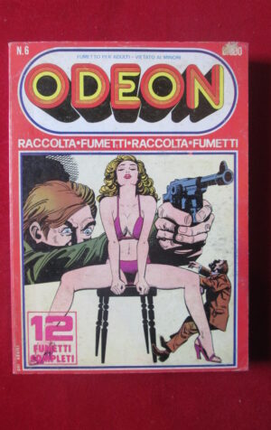 ODEON FUMETTI RACCOLTA 6 1978 EDIFUMETTO FUMETTO EROTICO [SIT30]