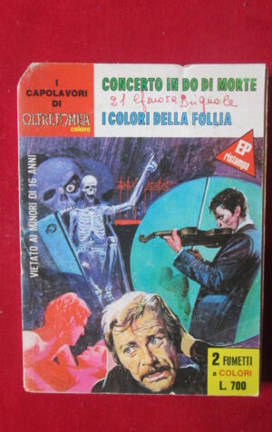 I CAPOLAVORI DI OLTRETOMBA COLORE 4 1979 EDIPERIODICI FUMETTO EROTICO [SIT31]