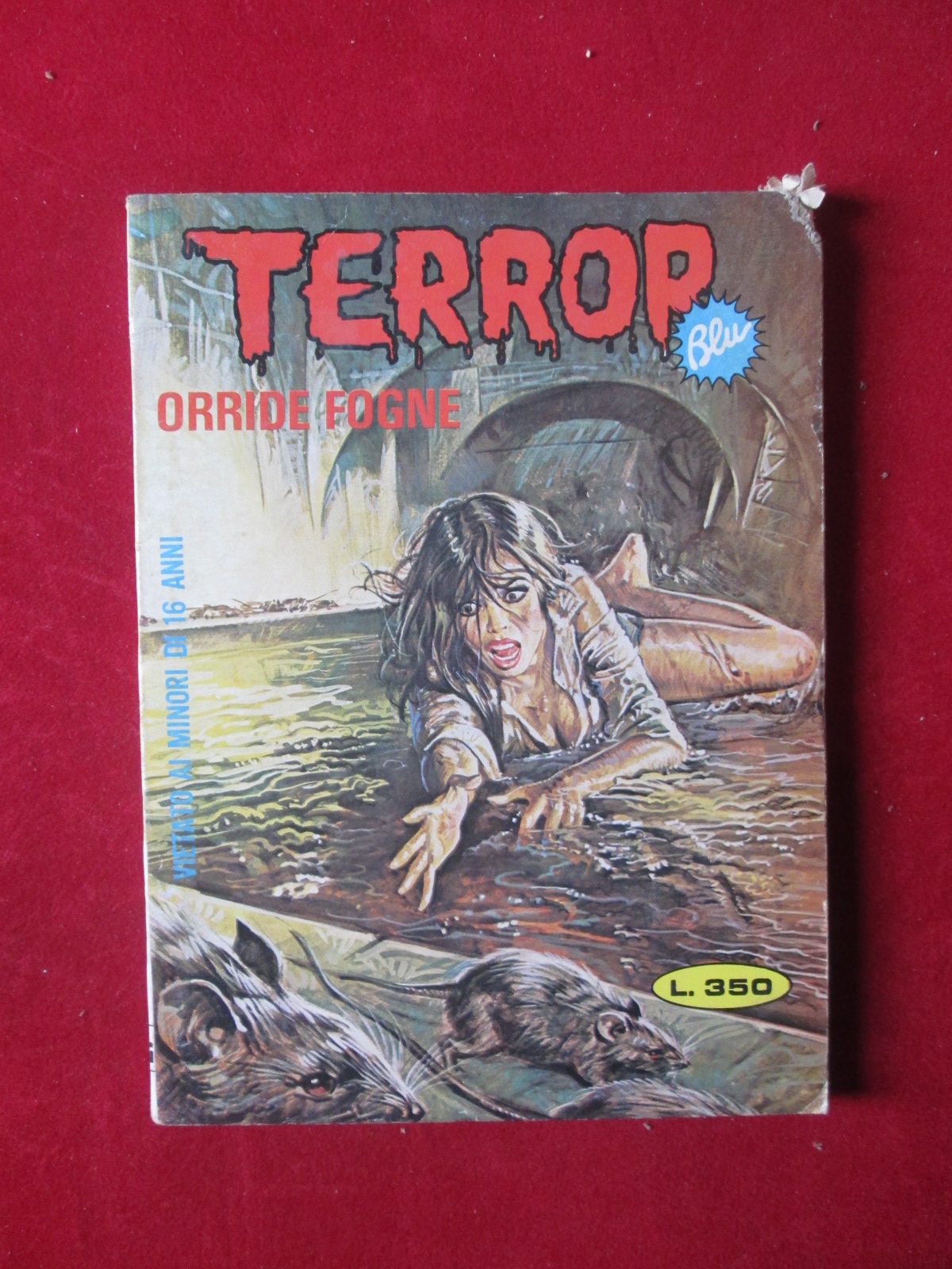TERROR BLU 72 1980 EDIPERIODICI FUMETTO EROTICO [SIT31]