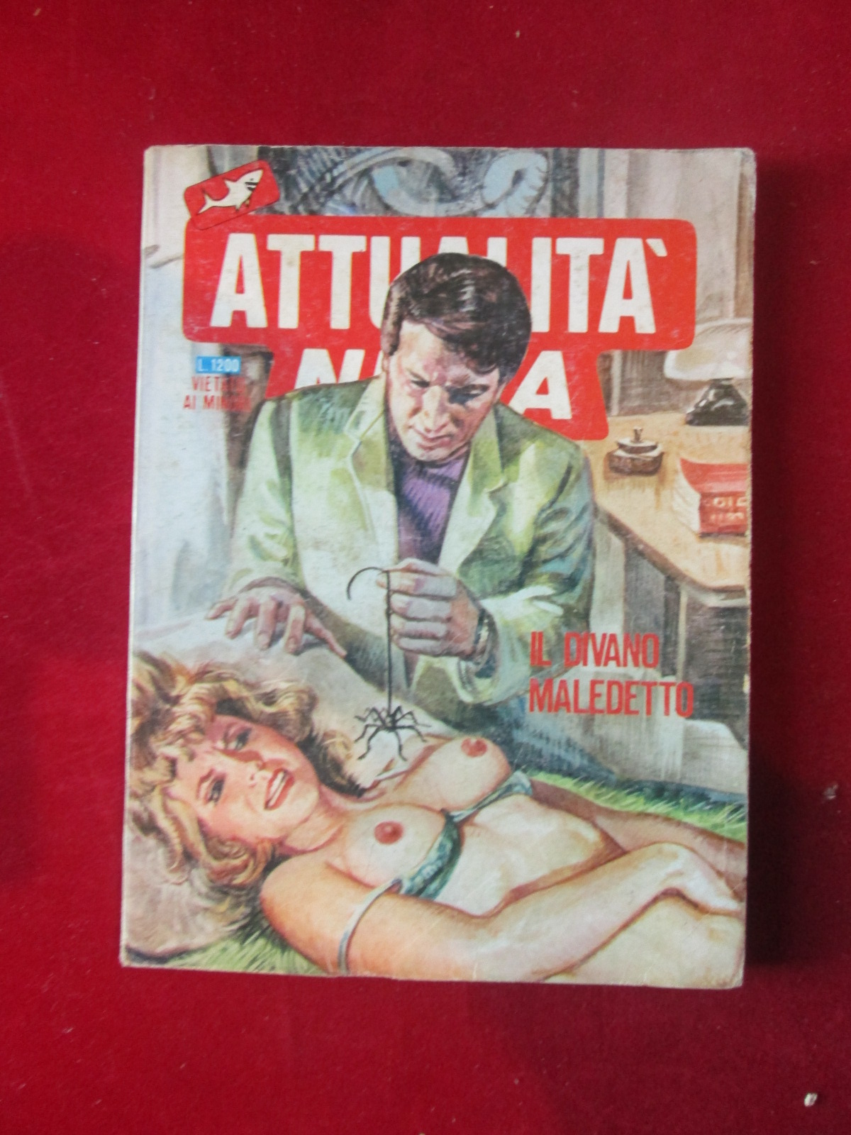 ATTUALITA ' NERA 199 1986 EDIFUMETTO FUMETTO EROTICO [SIT33]