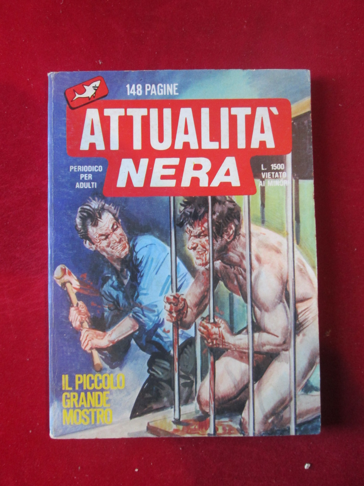 ATTUALITA ' NERA 9 1988 EDIFUMETTO FUMETTO EROTICO [SIT33]