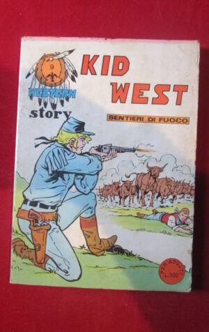 WESTERN STORY KID WEST 9 1976 FURIO VIANO EDITORE FUMETTO EROTICO [SIT33]