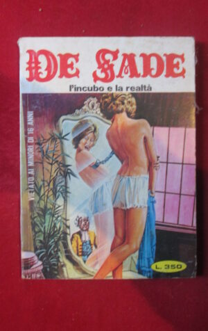 DE SADE 163 1979 EDIPERIODICI FUMETTO EROTICO [SIT34]