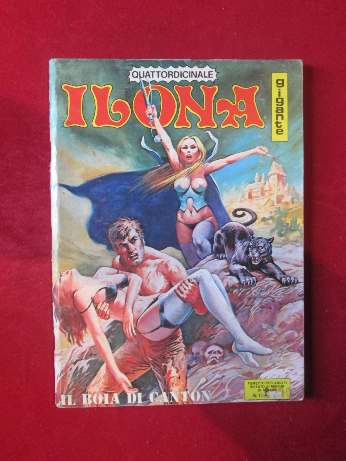 ILONA 17 1982 SERIE GIGANTI DEL FUMETTO GALAX EDIZIONI FUMETTO EROTICO [SIT34]