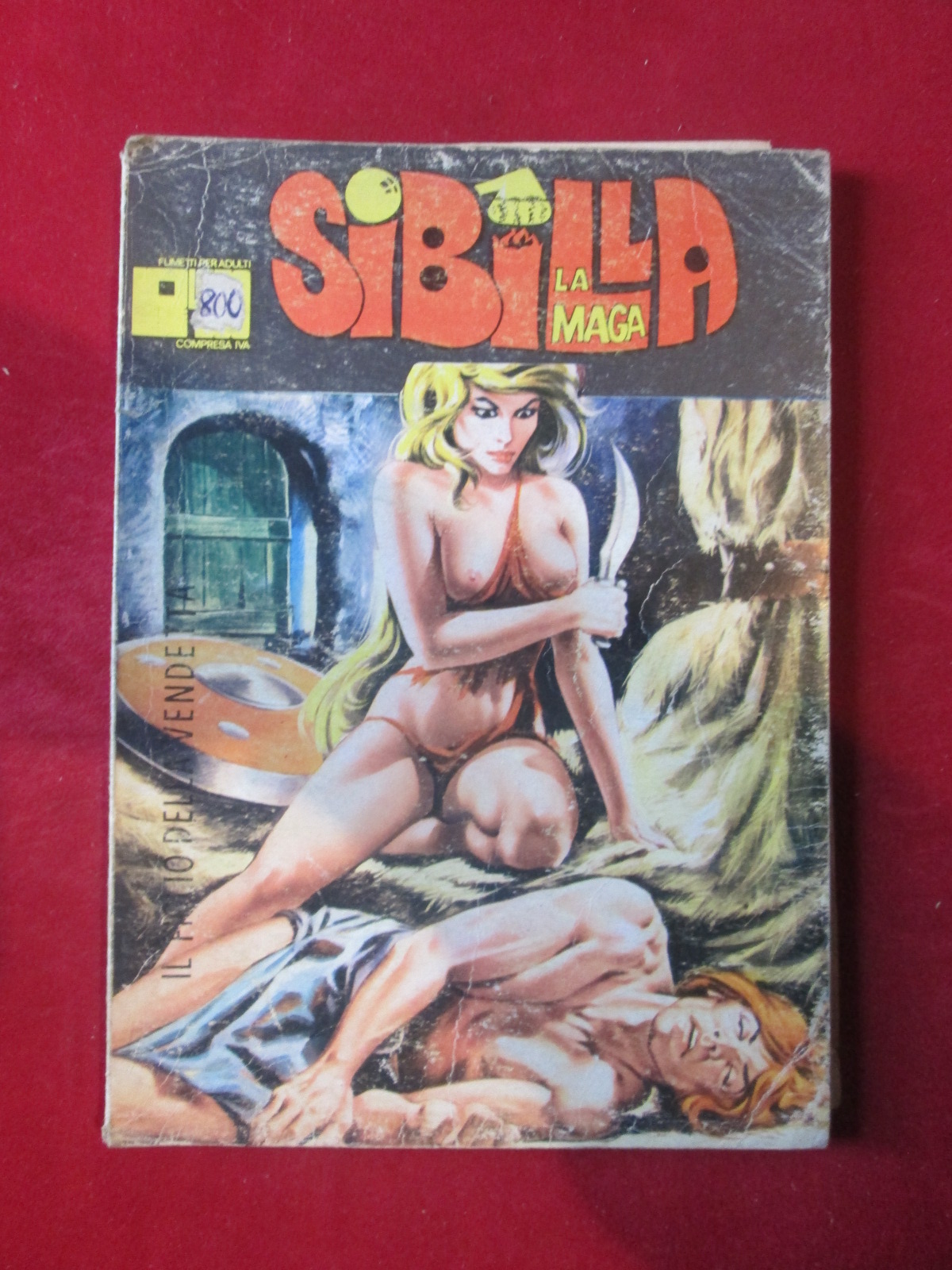 SIBILLA LA MAGA 8 1974 DISEGNI FRANCO SAUDELLI EDIZIONI A.P. FUMETTO EROTICO [SIT34]