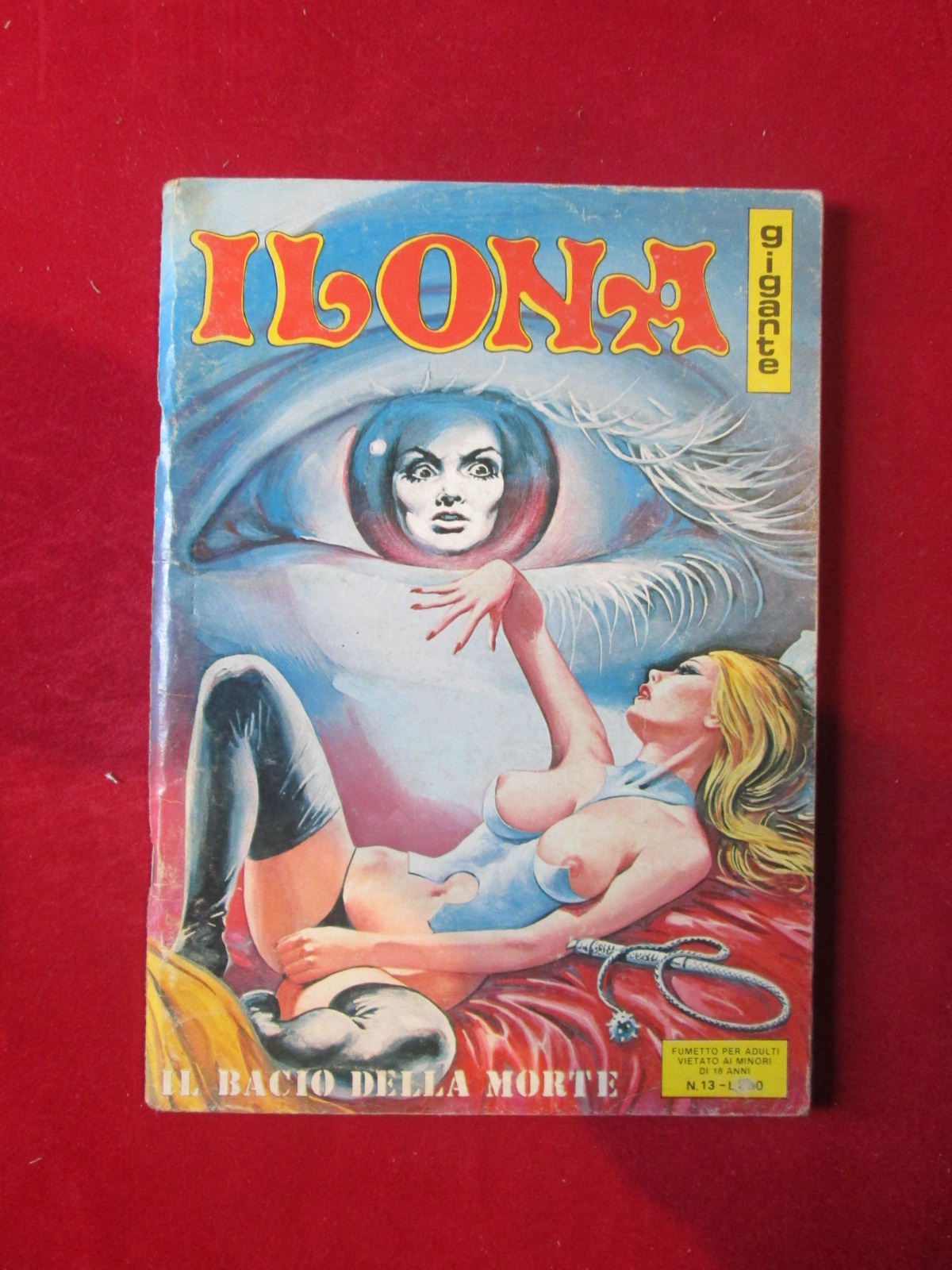 ILONA 13 1982 SERIE GIGANTI DEL FUMETTO GALAX EDIZIONI FUMETTO EROTICO [SIT34]