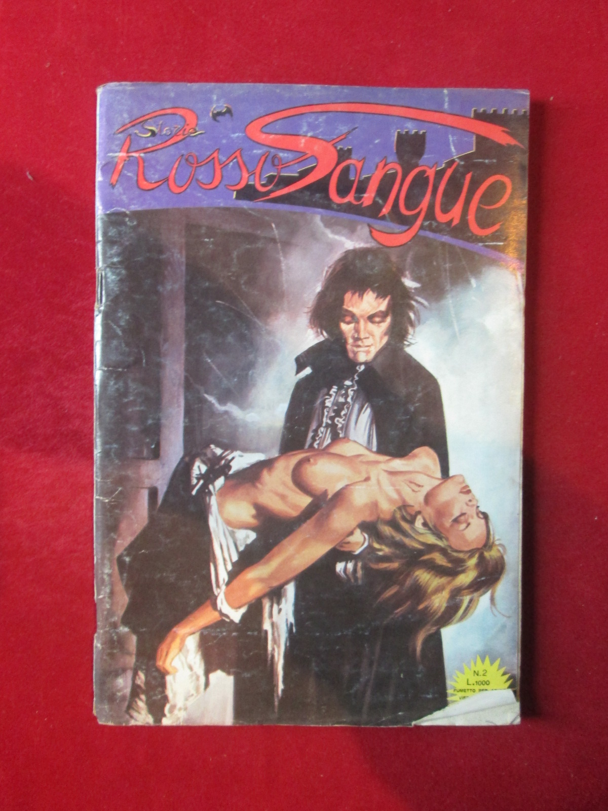 STORIE ROSSO SANGUE 2 1983 SUPER FUMETTI EDIZIONI REFLEX FUMETTO EROTICO [SIT34]