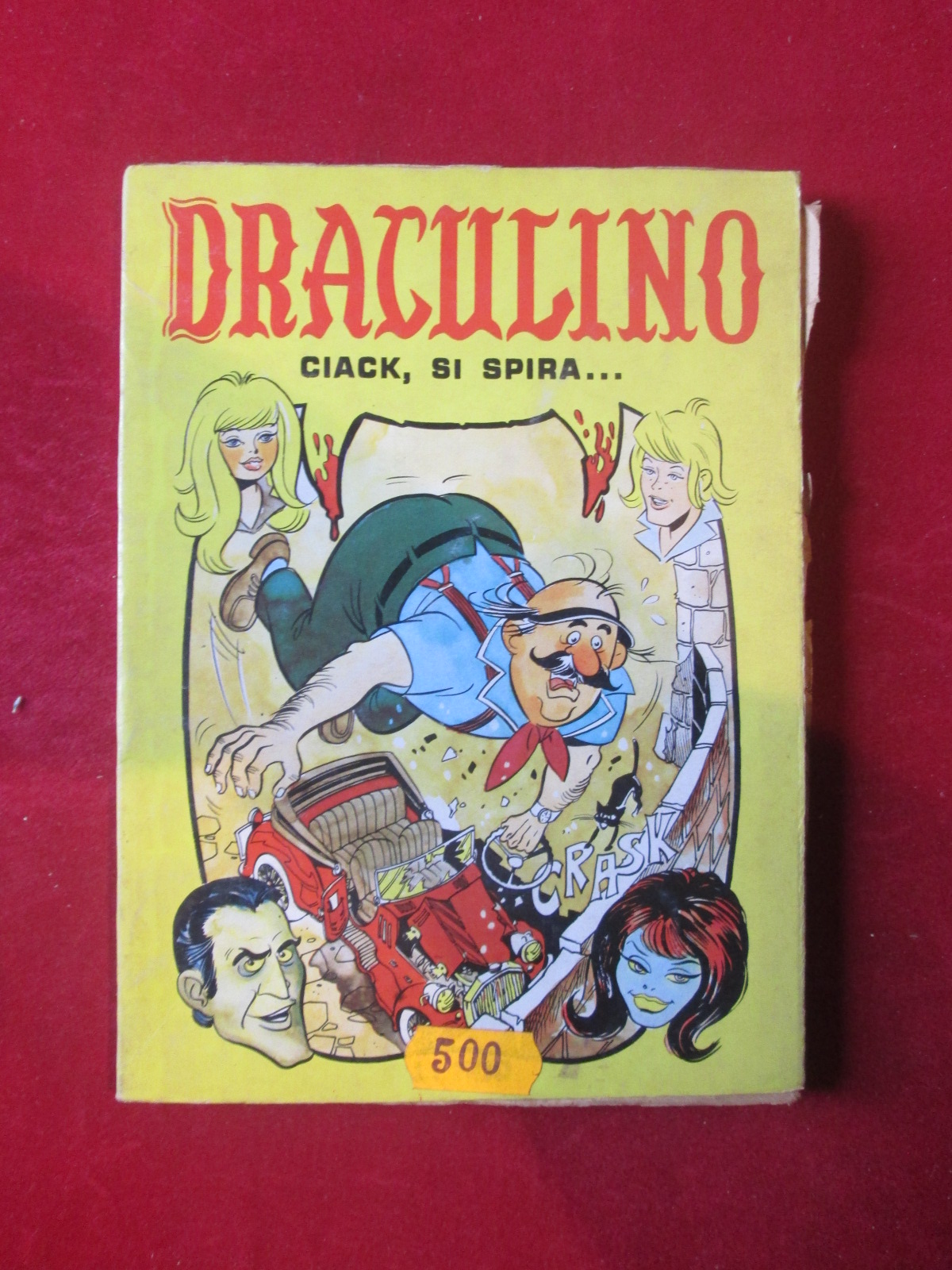 DRACULINO 8 1973 EDIFUMETTO FUMETTO EROTICO [SIT34]