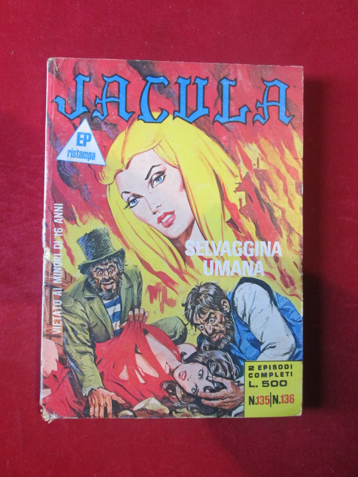 JACULA COLLEZIONE 68 1979 EDIPERIODICI FUMETTO EROTICO [SIT34]