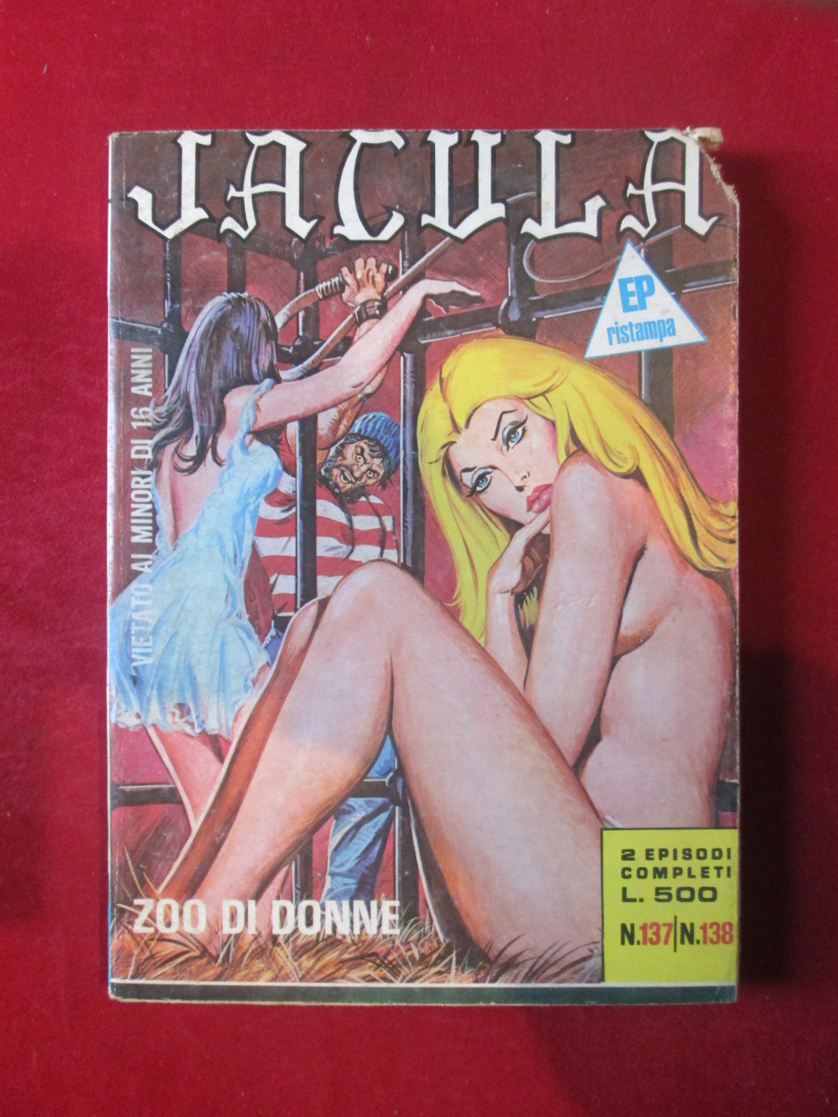 JACULA COLLEZIONE 69 1979 EDIPERIODICI FUMETTO EROTICO [SIT34]