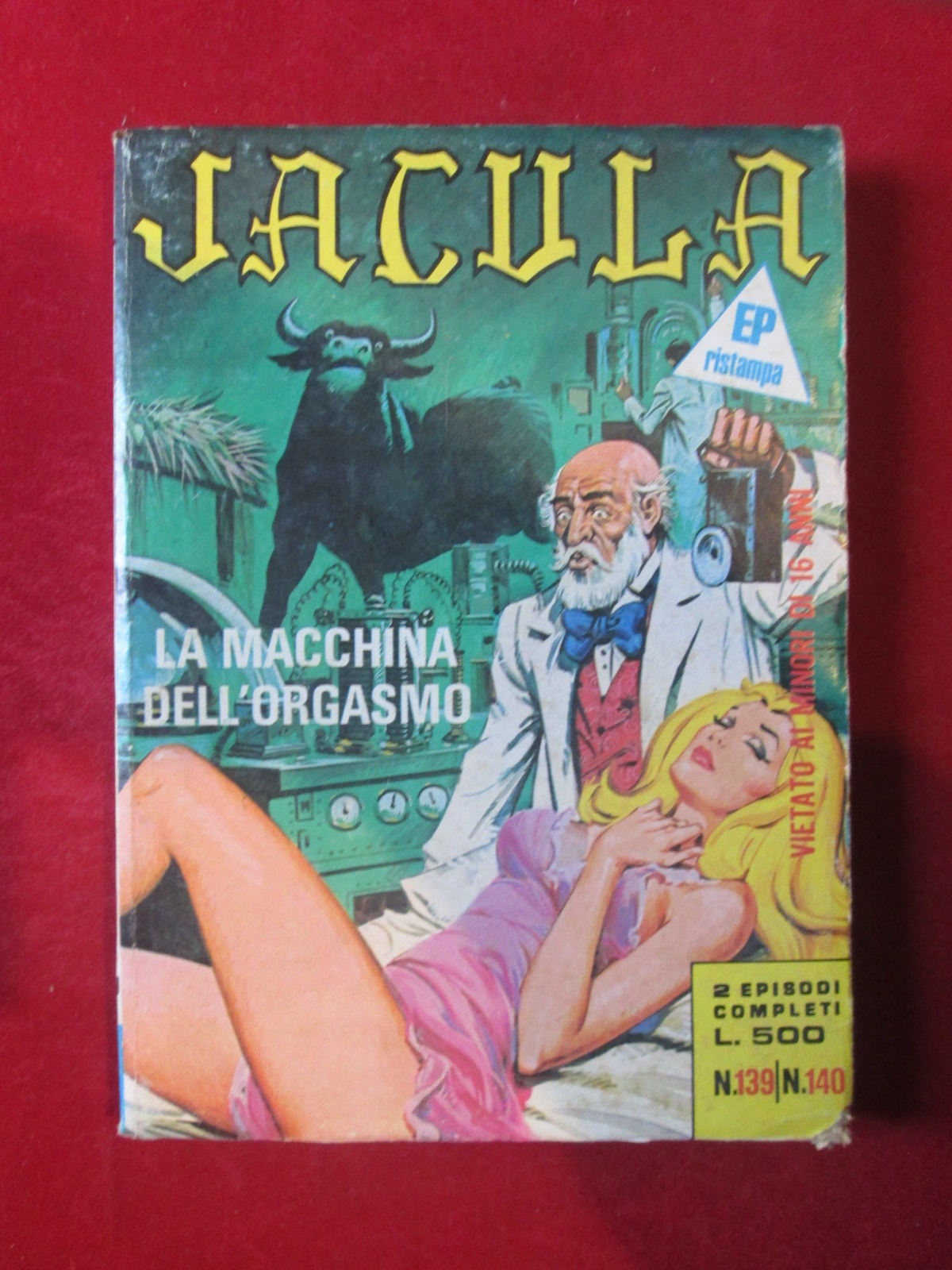 JACULA COLLEZIONE 70 1979 EDIPERIODICI FUMETTO EROTICO [SIT34]