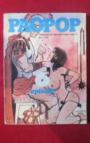 PAOPOP 1 1975 EDIZIONI MEC FUMETTO EROTICO [SIT35]