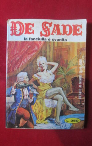 DE SADE 155 1978 EDIPERIODICI FUMETTO EROTICO [SIT35]