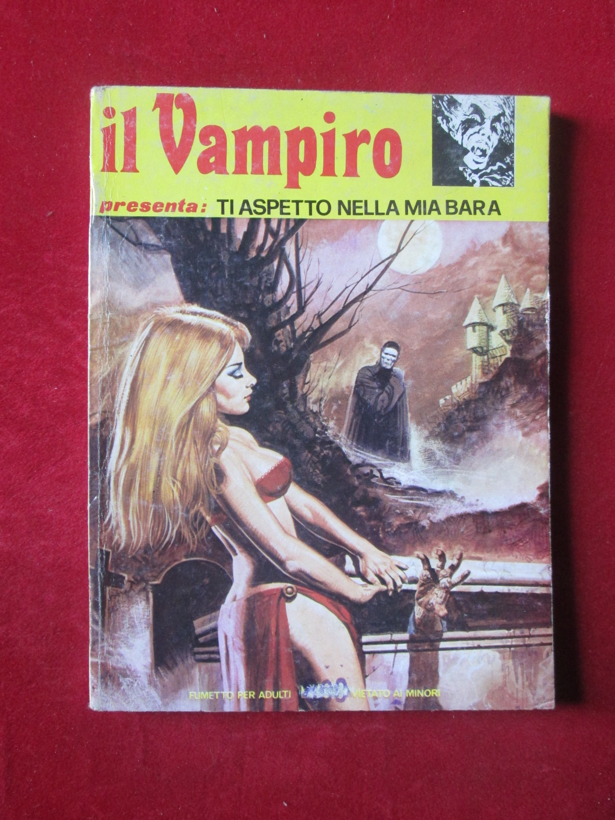 IL VAMPIRO 60 1979 EDIFUMETTO FUMETTO EROTICO [SIT35]