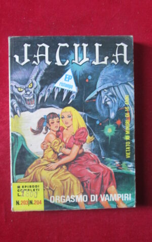 JACULA COLLEZIONE 102 1981 EDIPEIRODICI FUMETTO EROTICO [SIT36]