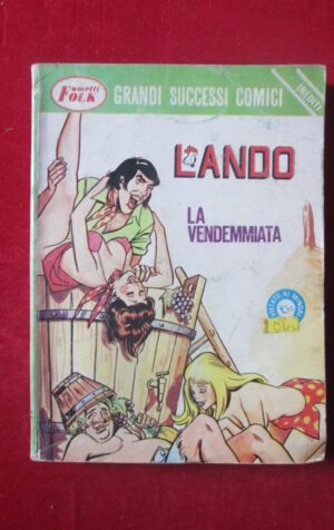 LANDO FUMETTI FOLK 10 1981 EDIFUMETTO FUMETTO EROTICO [SIT36]