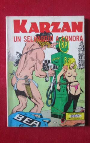 KARZAN 8 1976 EDIZIONI DEL VASCELLO FUMETTO EROTICO [SIT36]