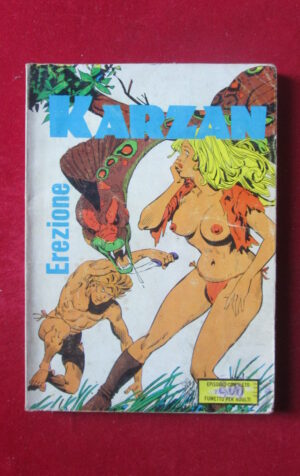 KARZAN 3 1975 EDIZIONI DEL VASCELLO FUMETTO EROTICO [SIT36]