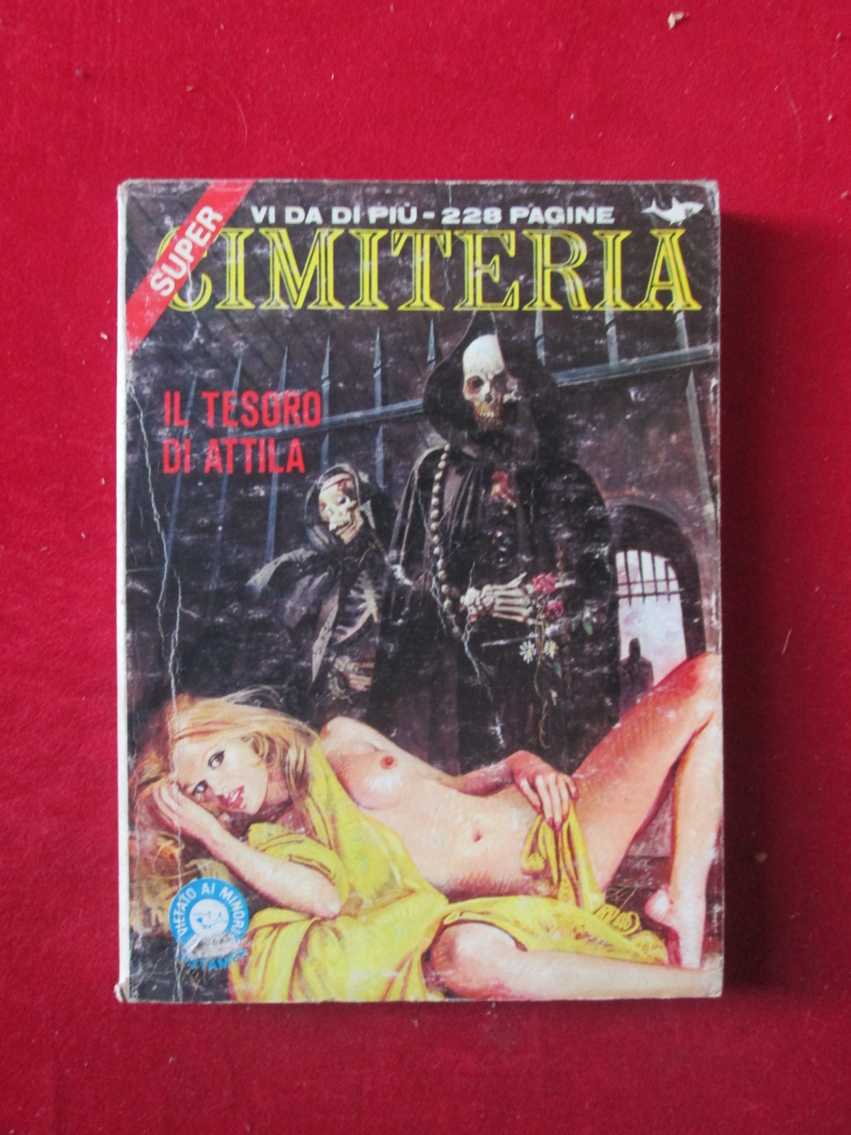 SUPER CIMITERIA  9 1982 EDIFUMETTO FUMETTO EROTICO [SIT37]