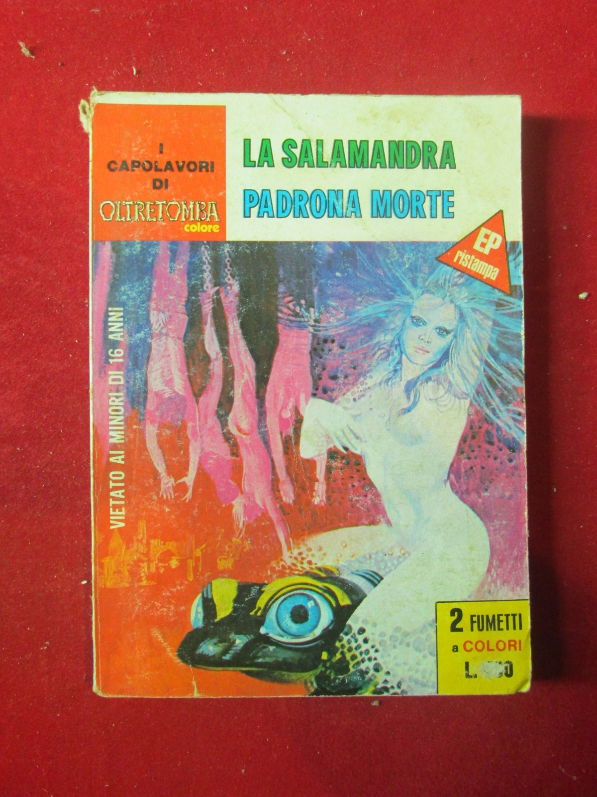 I CAPOLAVORI DI OLTRETOMBA COLORE 8 1980 EDIPERIODICI FUMETTO EROTICO [SIT38]