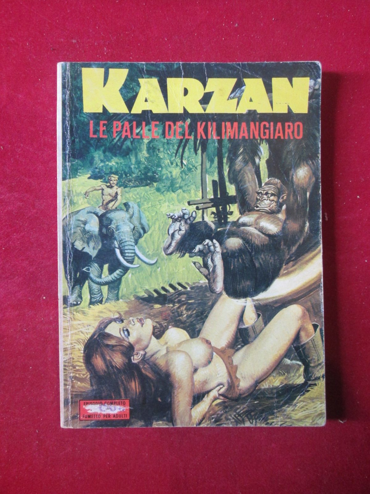 KARZAN 18 1976 EDIZIONI IL VASCELLO FUMETTO EROTICO [SIT38]