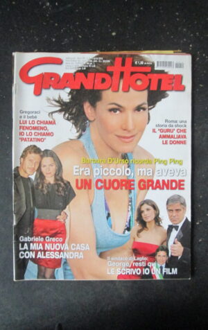 GRANDHOTEL 14 2010 GGREGORACI BARBARA D' URSO  [G68Z]