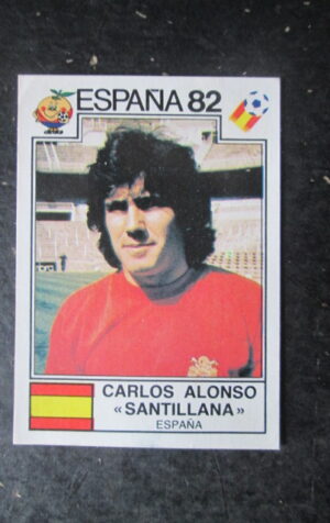 FIGURINA PANINI MONDIALE ESPANA 82 #308 CARLOS ALONSO SANTILLANA [AF3]