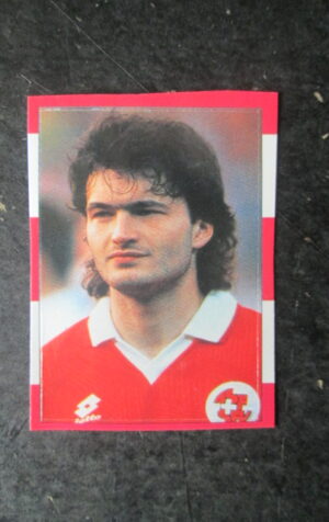 FIGURINA STICKER IL MIO MONDIALE GIORNALINO #104 STEPHANE CHAPUISAT [AF3]