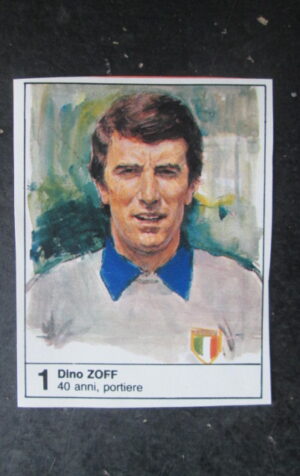 FIGURINA STICKER MUNDIAL 1982 GIORNALINO #1 DINO  ZOFF ITALIA [AF3]