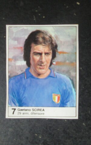 FIGURINA STICKER MUNDIAL 1982 GIORNALINO #7 GAETANO SCIREA ITALIA [AF3]