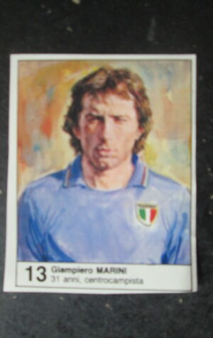 FIGURINA STICKER MUNDIAL 1982 GIORNALINO #13 GIAMPIERO MARINI ITALIA [AF3]