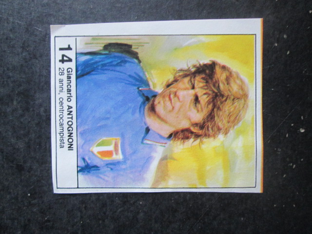 FIGURINA STICKER MUNDIAL 1982 GIORNALINO #14 GIANCARLO ANTOGNONI ITALIA [AF3]