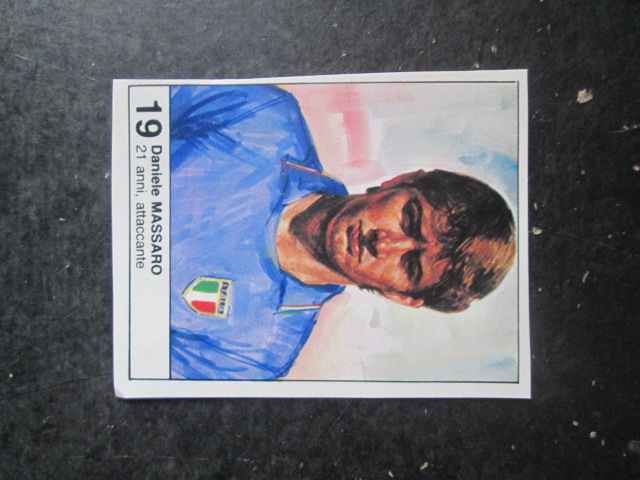 FIGURINA STICKER MUNDIAL 1982 GIORNALINO #19 DANIELE MASSARO ITALIA [AF3]