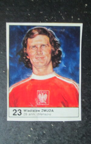 FIGURINA STICKER MUNDIAL 1982 GIORNALINO #23 WLADISLAV ZMUDA POLONIA [AF3]